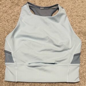 Lululemon Athletica Light Blue Crop Top